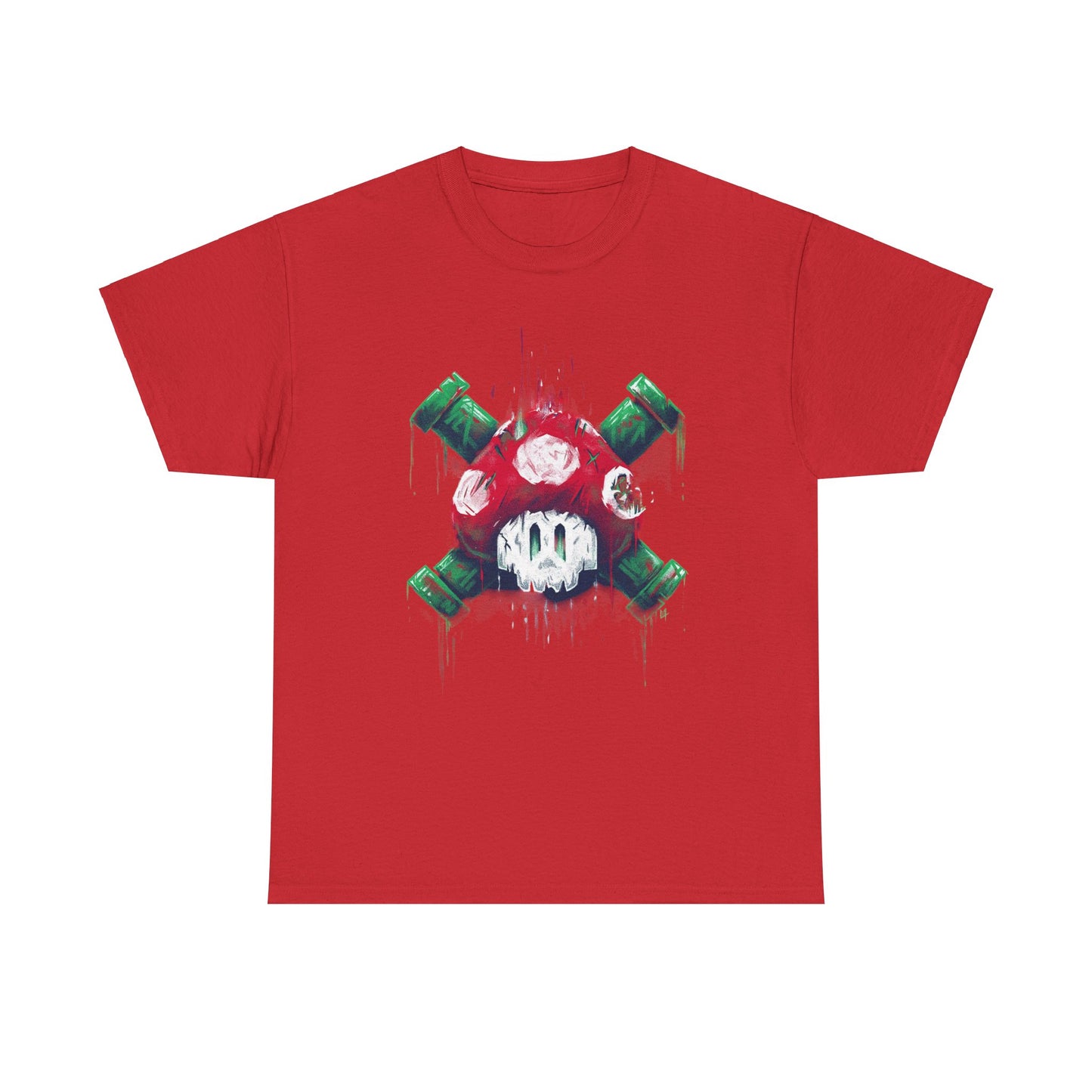 Retro Games Collection Deadly Mushroom - Unisex Heavy Cotton Tee
