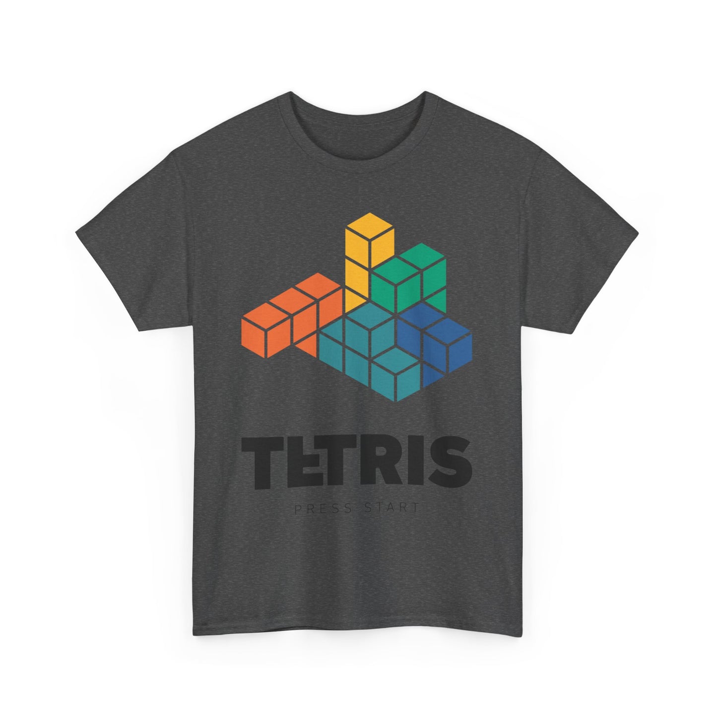 Retro Games Collection Tetris - Unisex Heavy Cotton Tee