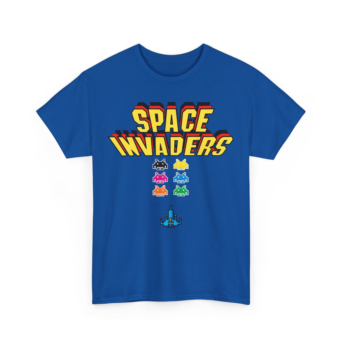 Retro Games Collection Space Invaders - Unisex Heavy Cotton Tee