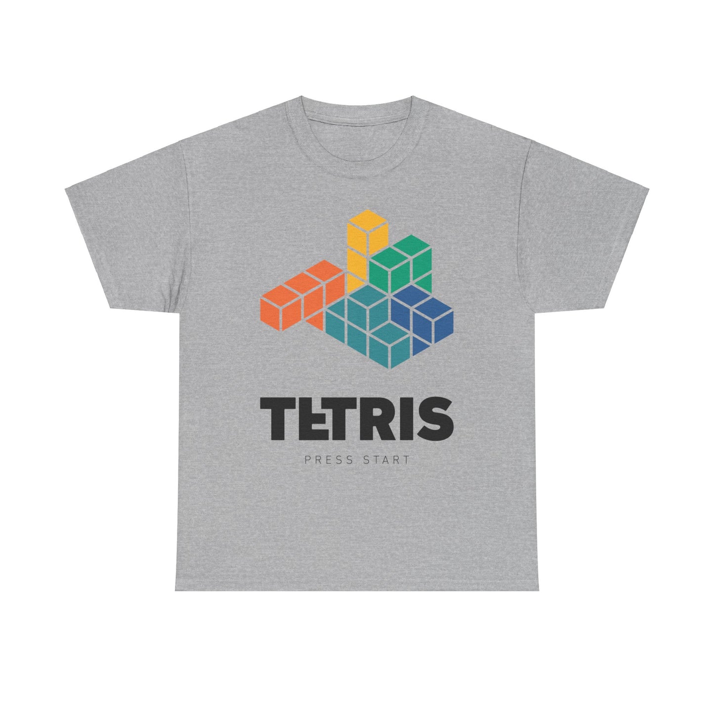 Retro Games Collection Tetris - Unisex Heavy Cotton Tee