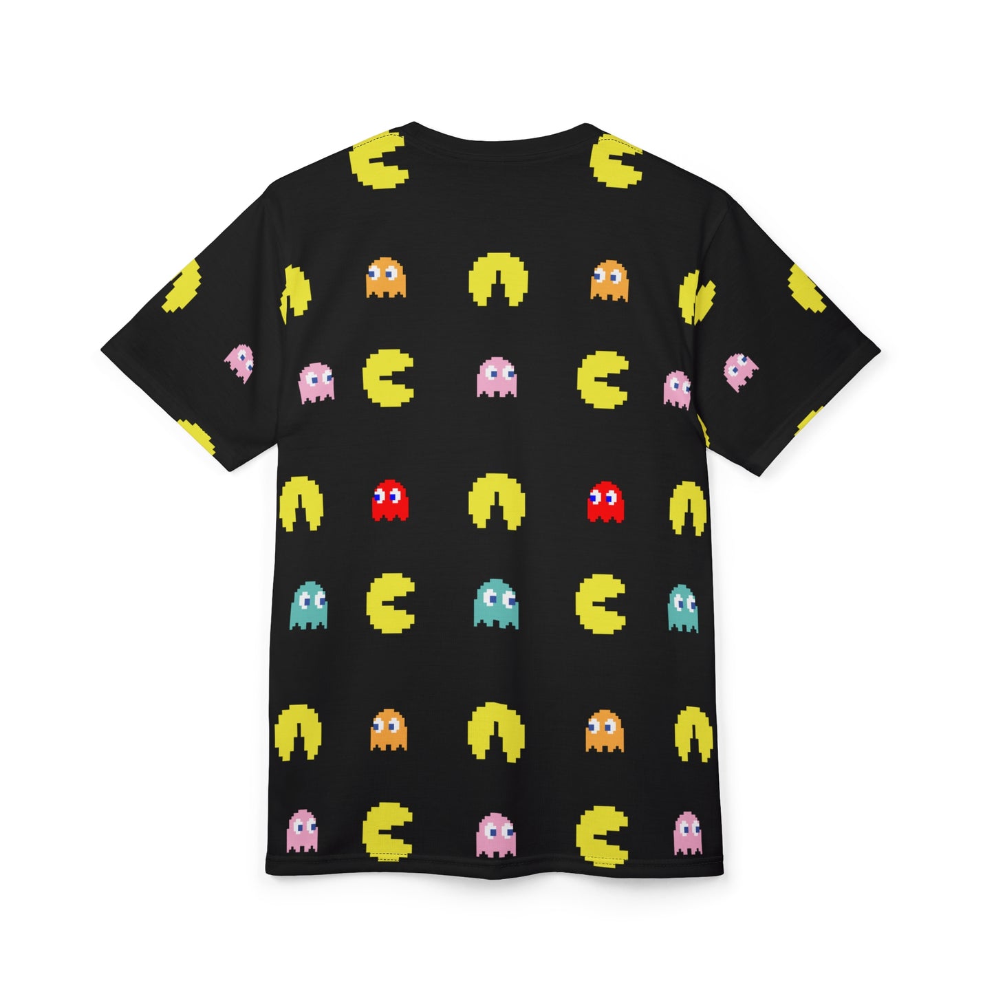 Retro Games Collection PacMan full print, Unisex Cut & Sew Tee
