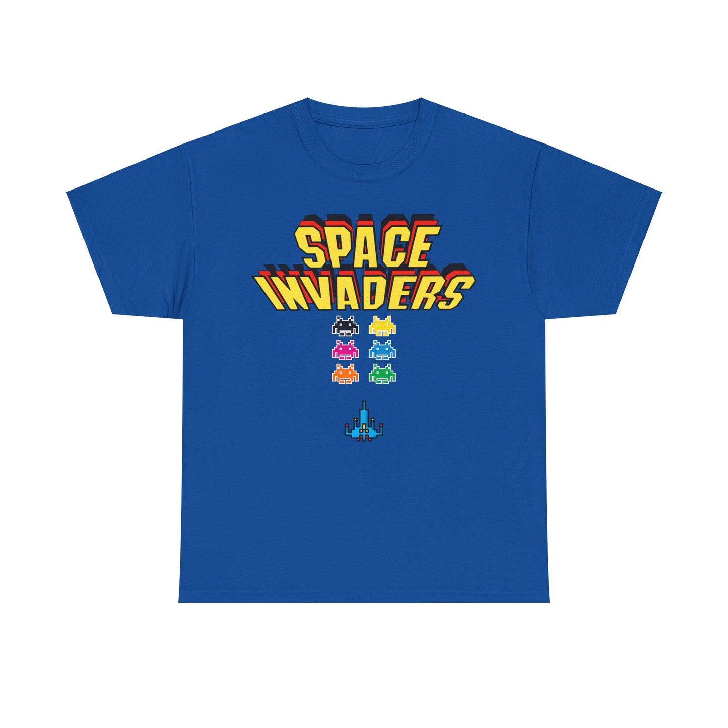 Retro Games Collection Space Invaders - Unisex Heavy Cotton Tee
