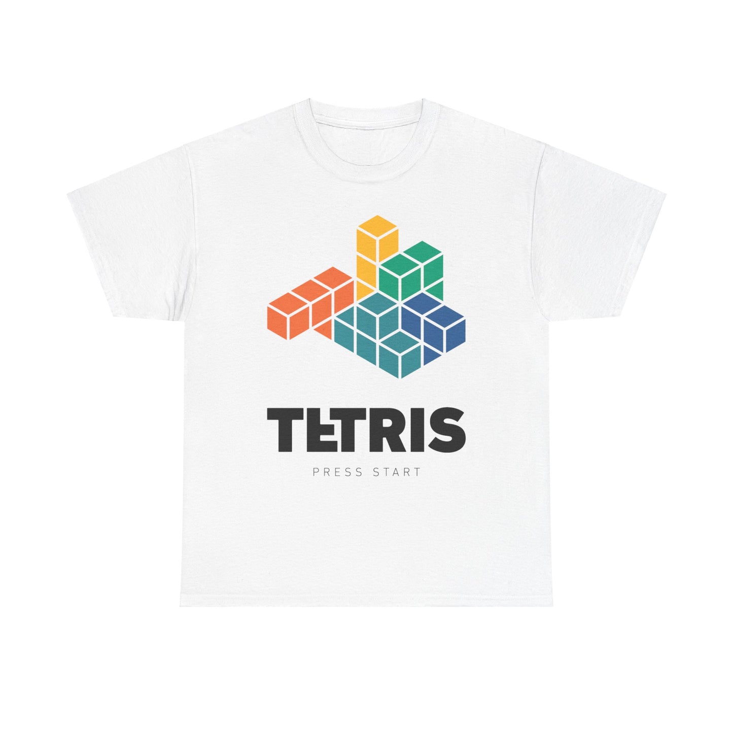 Retro Games Collection Tetris - Unisex Heavy Cotton Tee