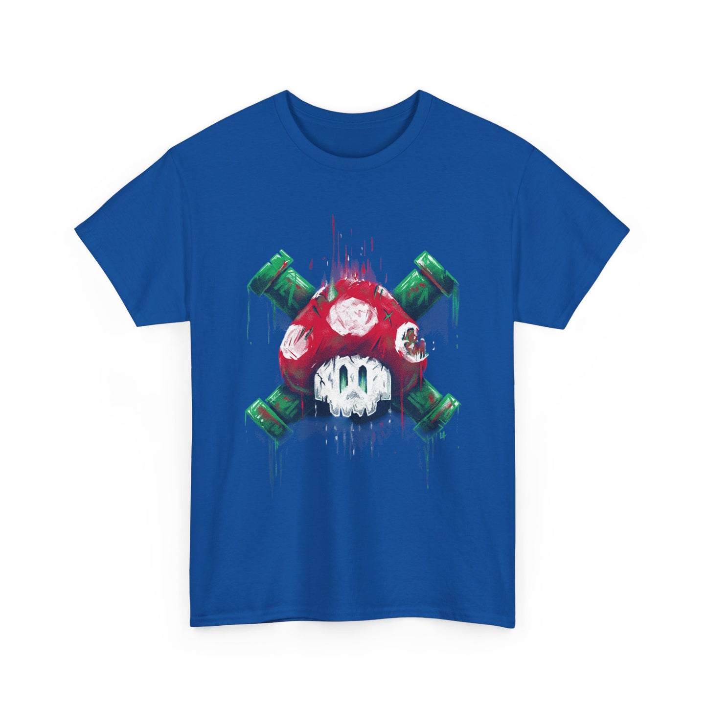Retro Games Collection Deadly Mushroom - Unisex Heavy Cotton Tee