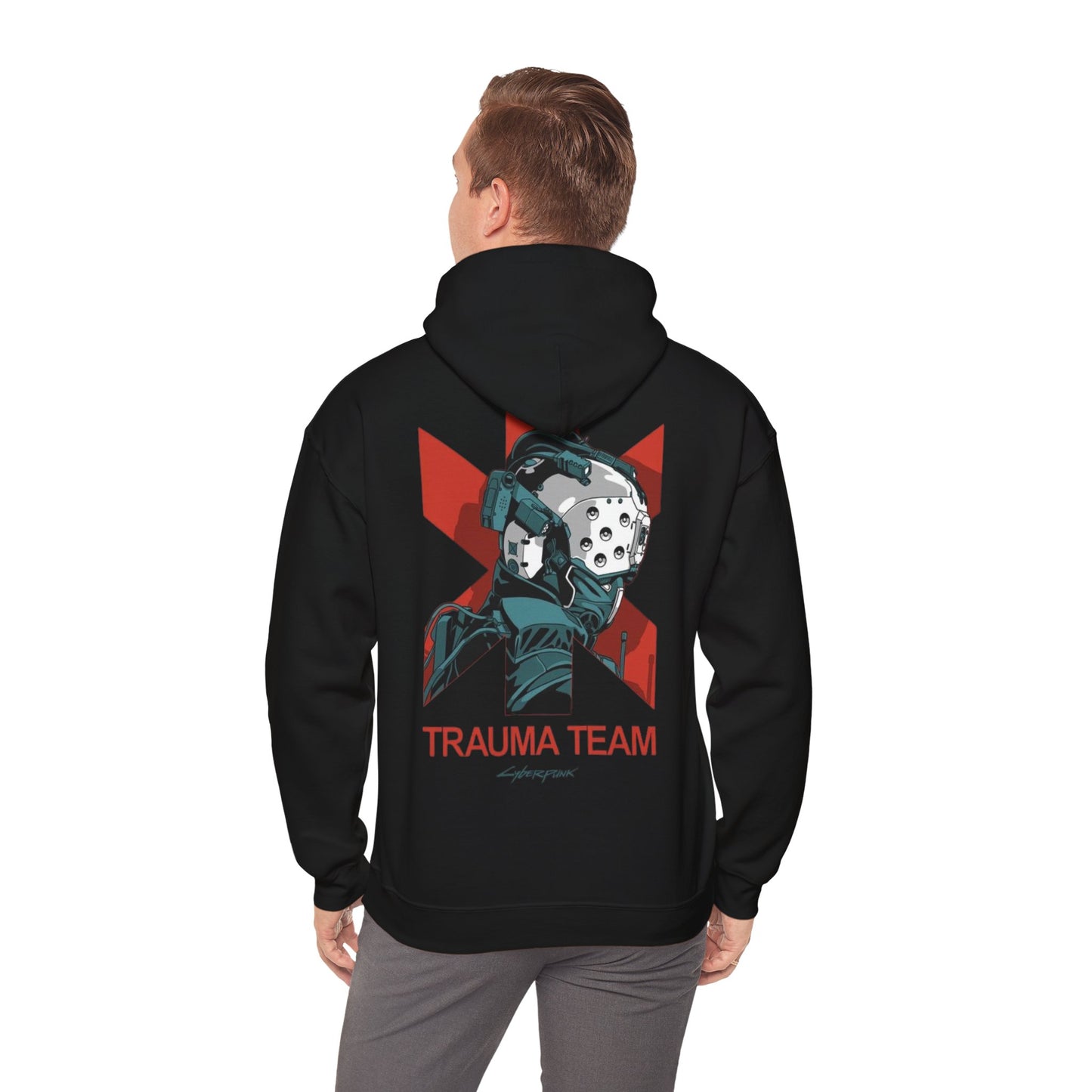 Cyberpunk 2077 Trauma Team Hoodie - Heavy Blend™ Hooded Sweatshirt