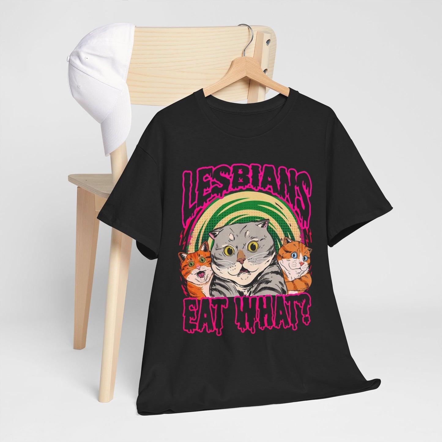 Eat WHAT? - Unisex Heavy Cotton Tee