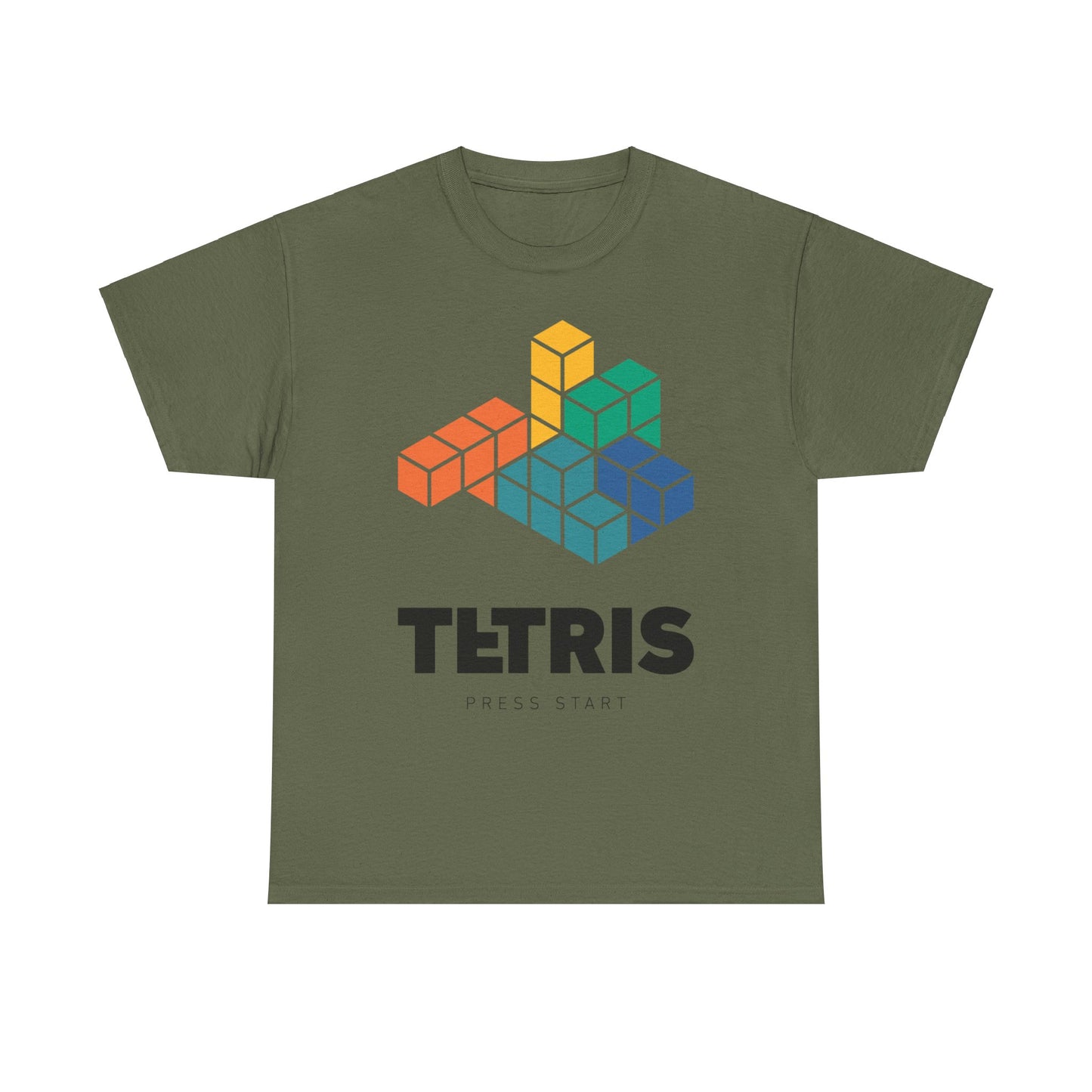 Retro Games Collection Tetris - Unisex Heavy Cotton Tee