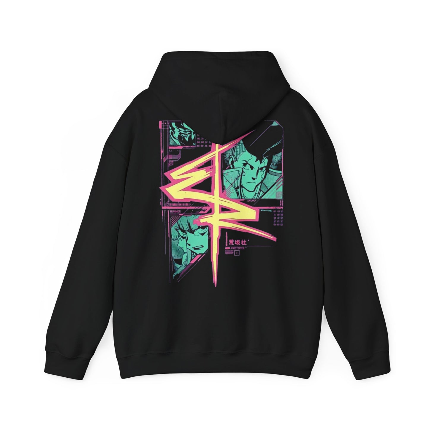 Cyberpunk Edge Runners Hoodie - Heavy Blend™ Hooded Sweatshirt