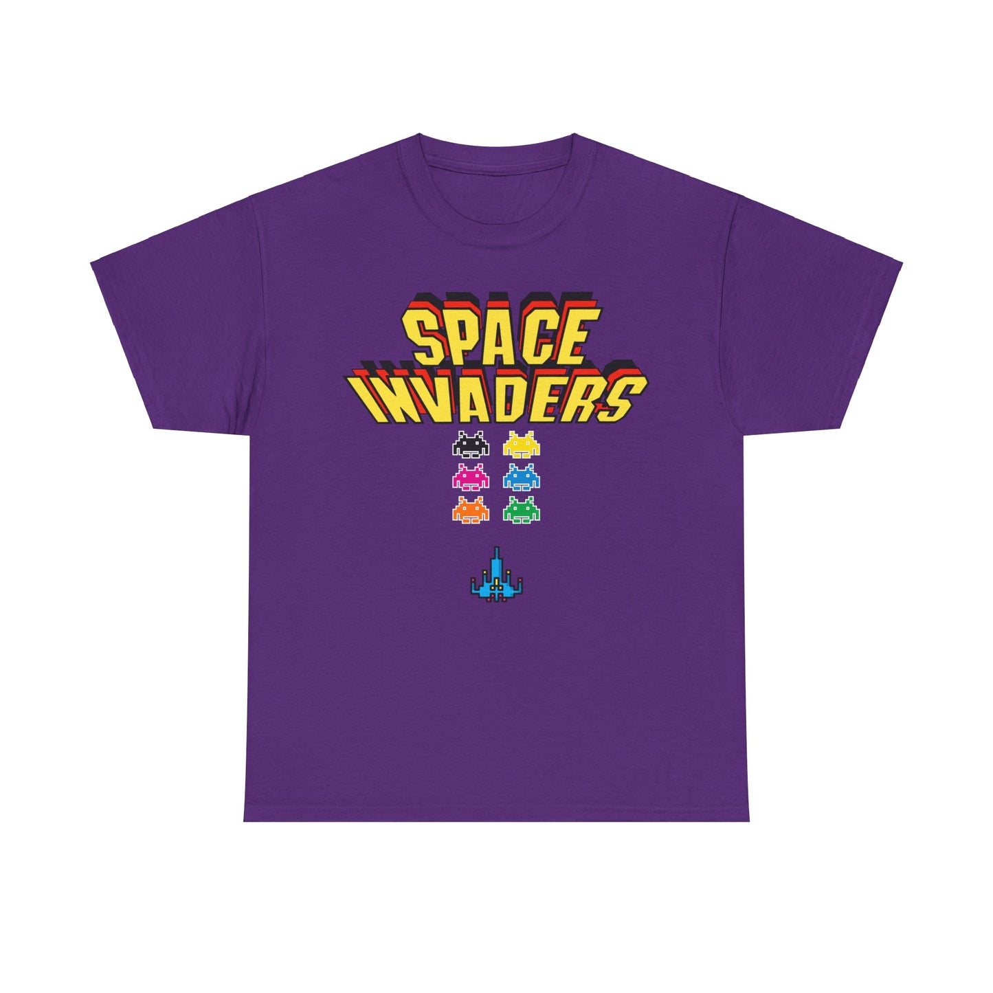 Retro Games Collection Space Invaders - Unisex Heavy Cotton Tee