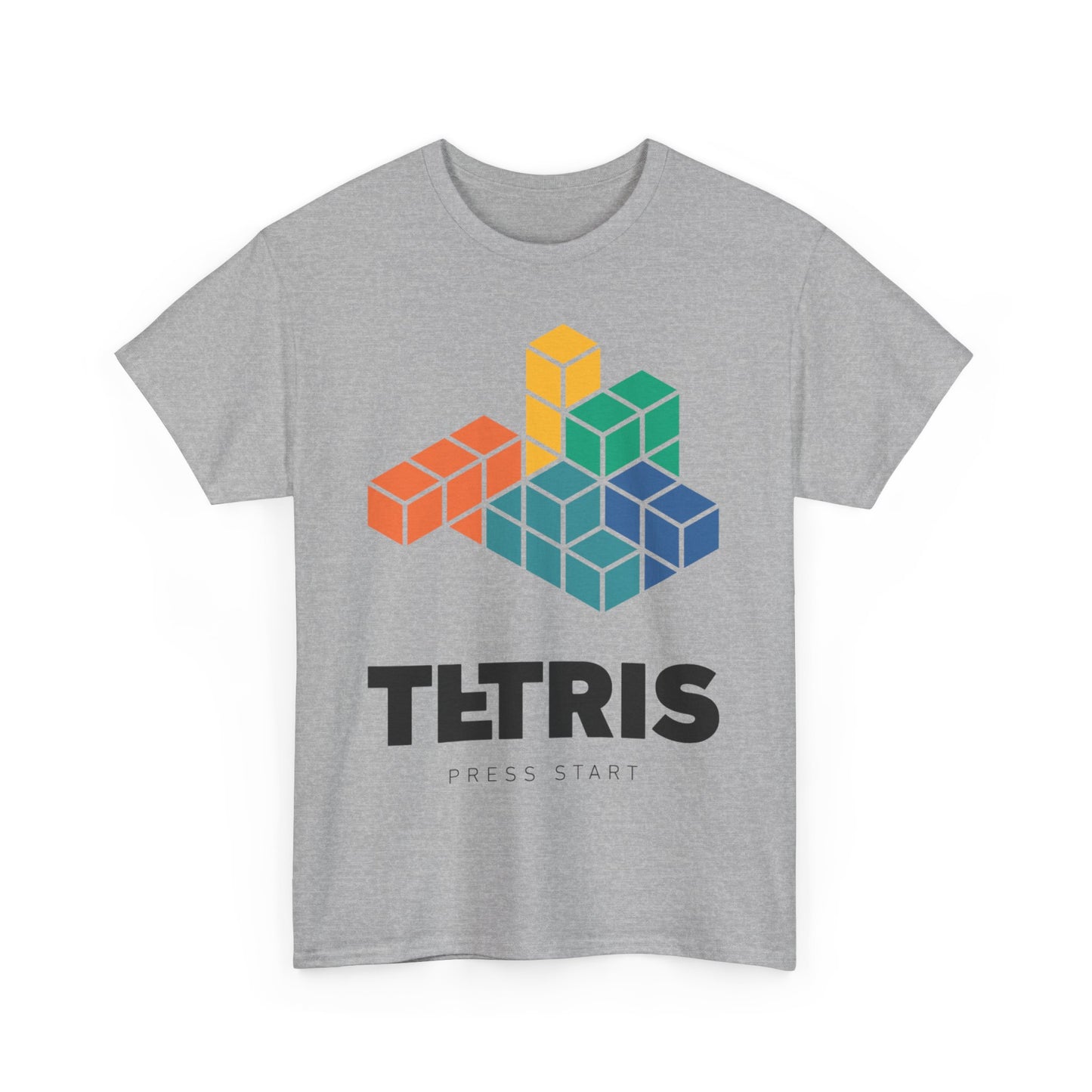 Retro Games Collection Tetris - Unisex Heavy Cotton Tee