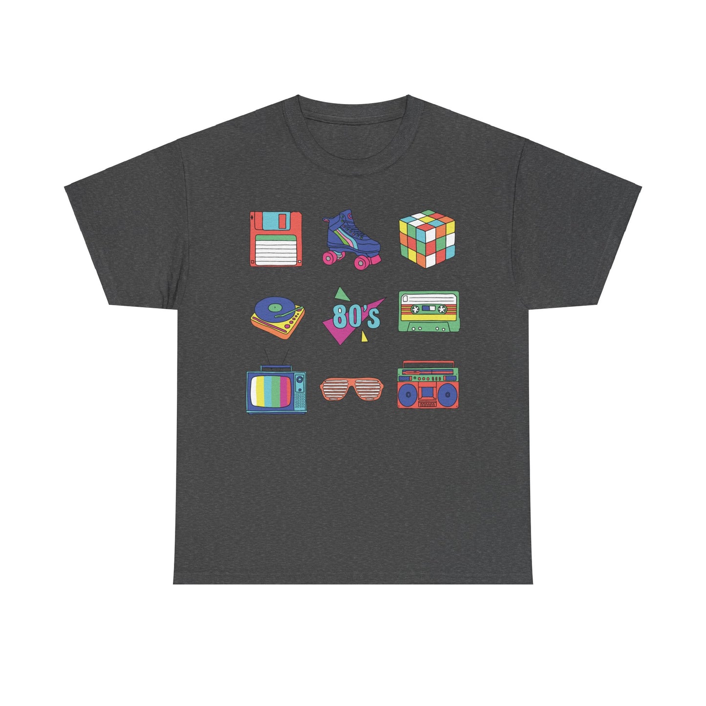 Retro Games Collection 80's fun - Unisex Heavy Cotton Tee