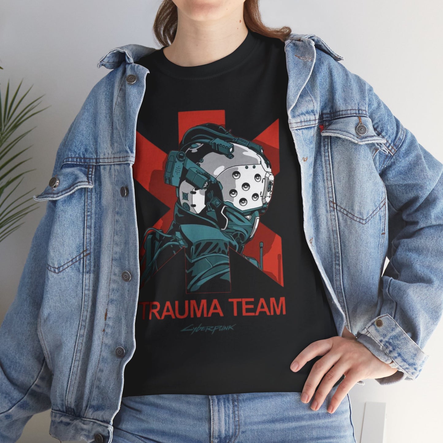 Cyberpunk Trauma team - Unisex Heavy Cotton Tee