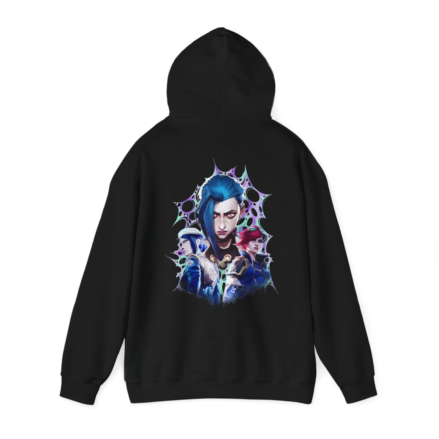 Arcane Enforcers vs. Jinx - Heavy Blend™ Hooded Sweatshirt