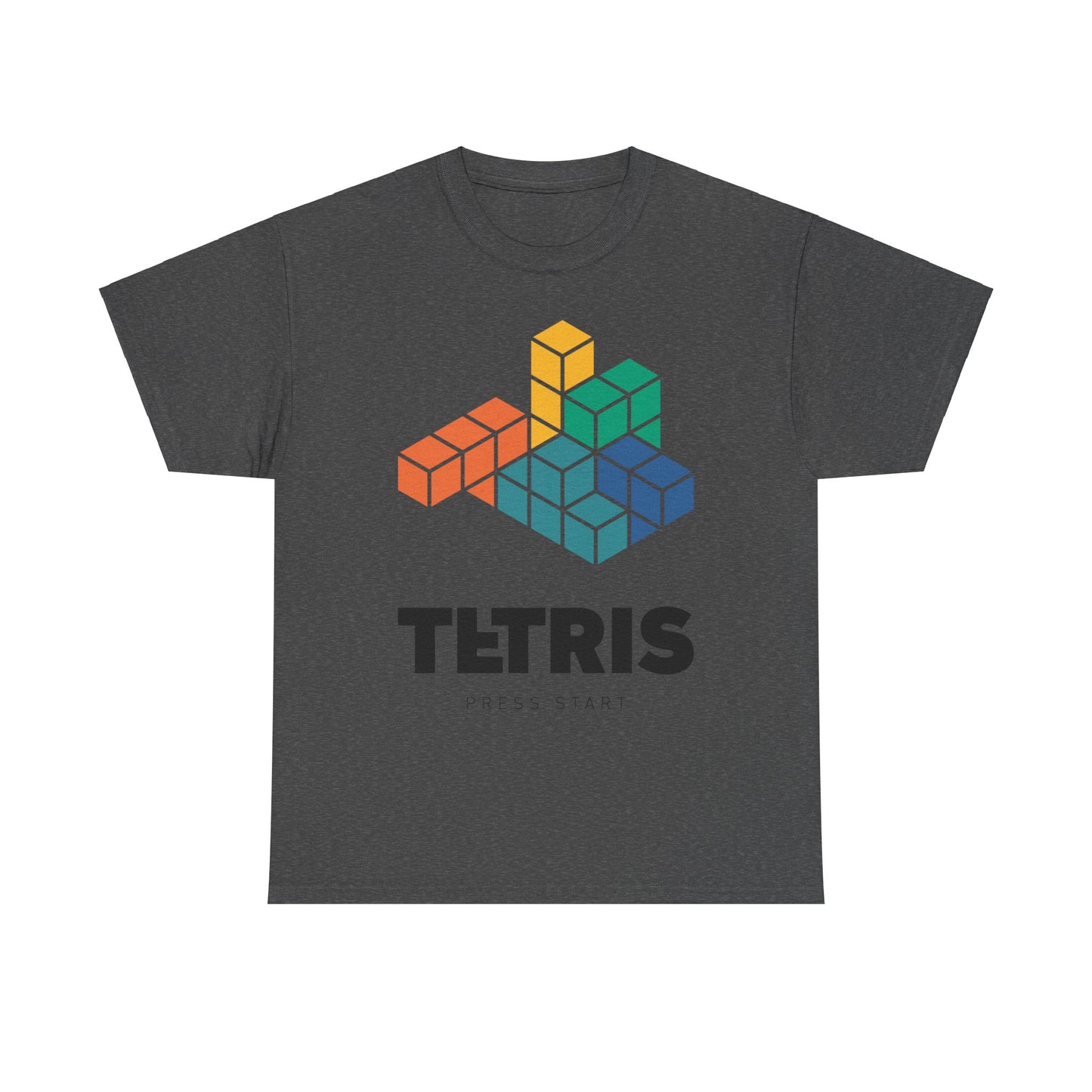 Retro Games Collection Tetris - Unisex Heavy Cotton Tee