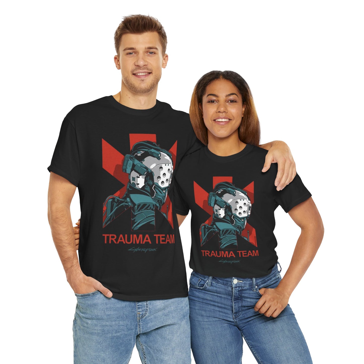 Cyberpunk Trauma team - Unisex Heavy Cotton Tee