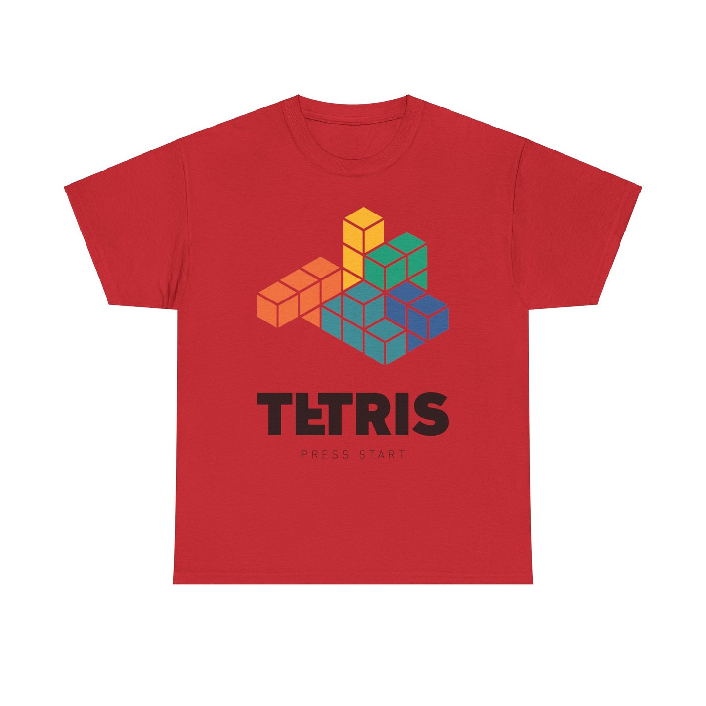 Retro Games Collection Tetris - Unisex Heavy Cotton Tee