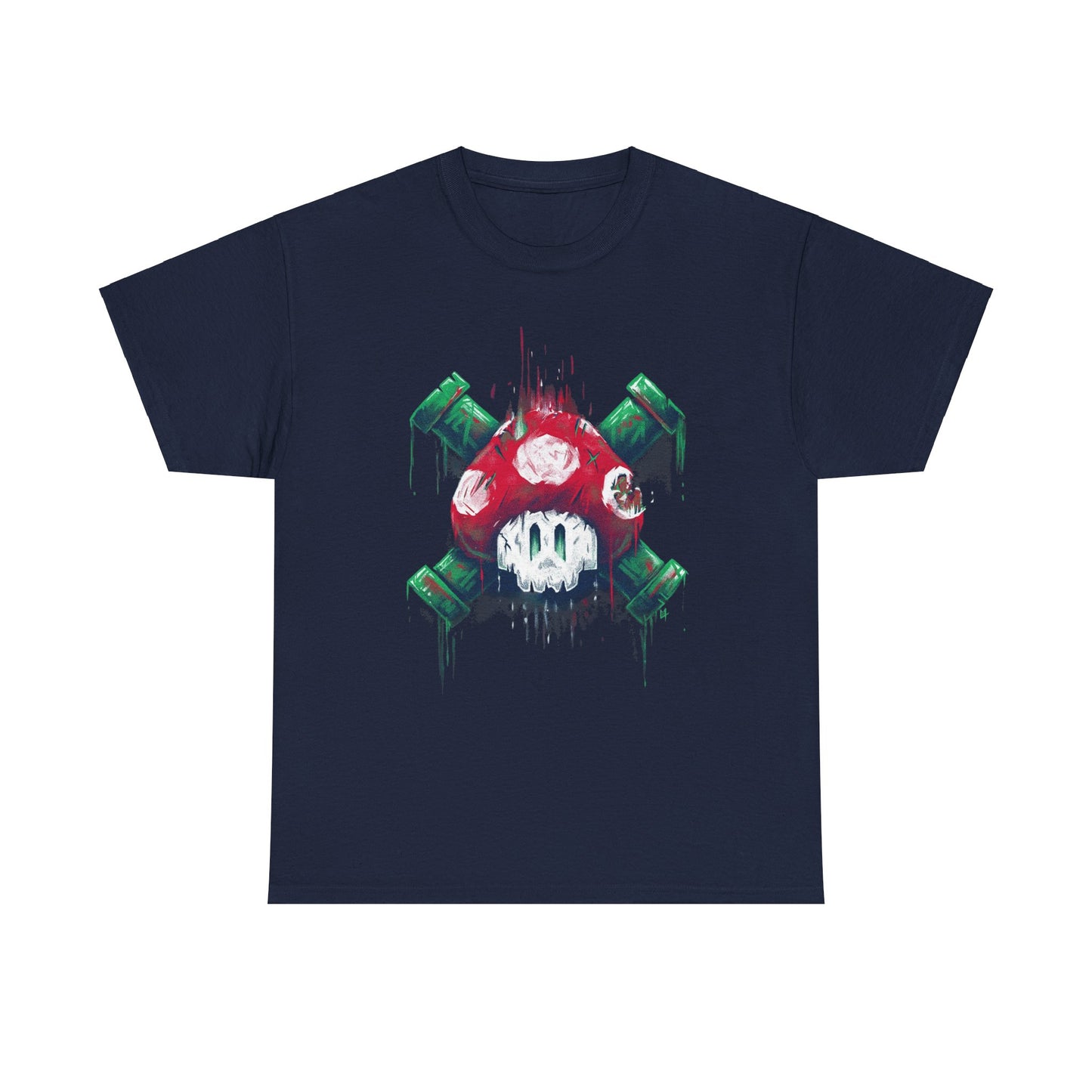 Retro Games Collection Deadly Mushroom - Unisex Heavy Cotton Tee