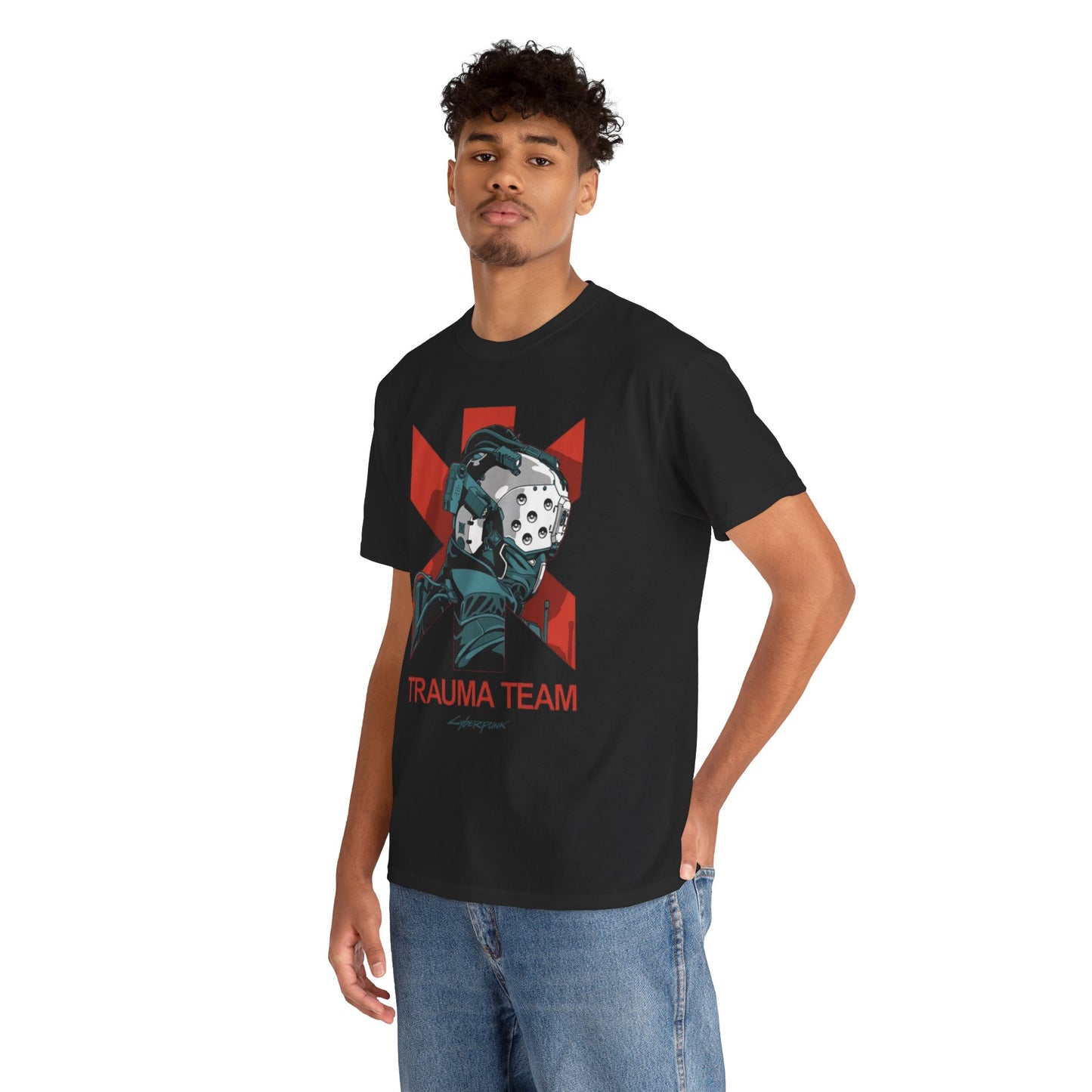 Cyberpunk Trauma team - Unisex Heavy Cotton Tee