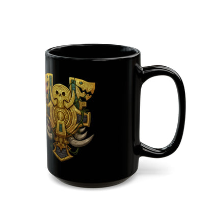 Zandalari Crest Horde WoW - Black Mug (15oz)