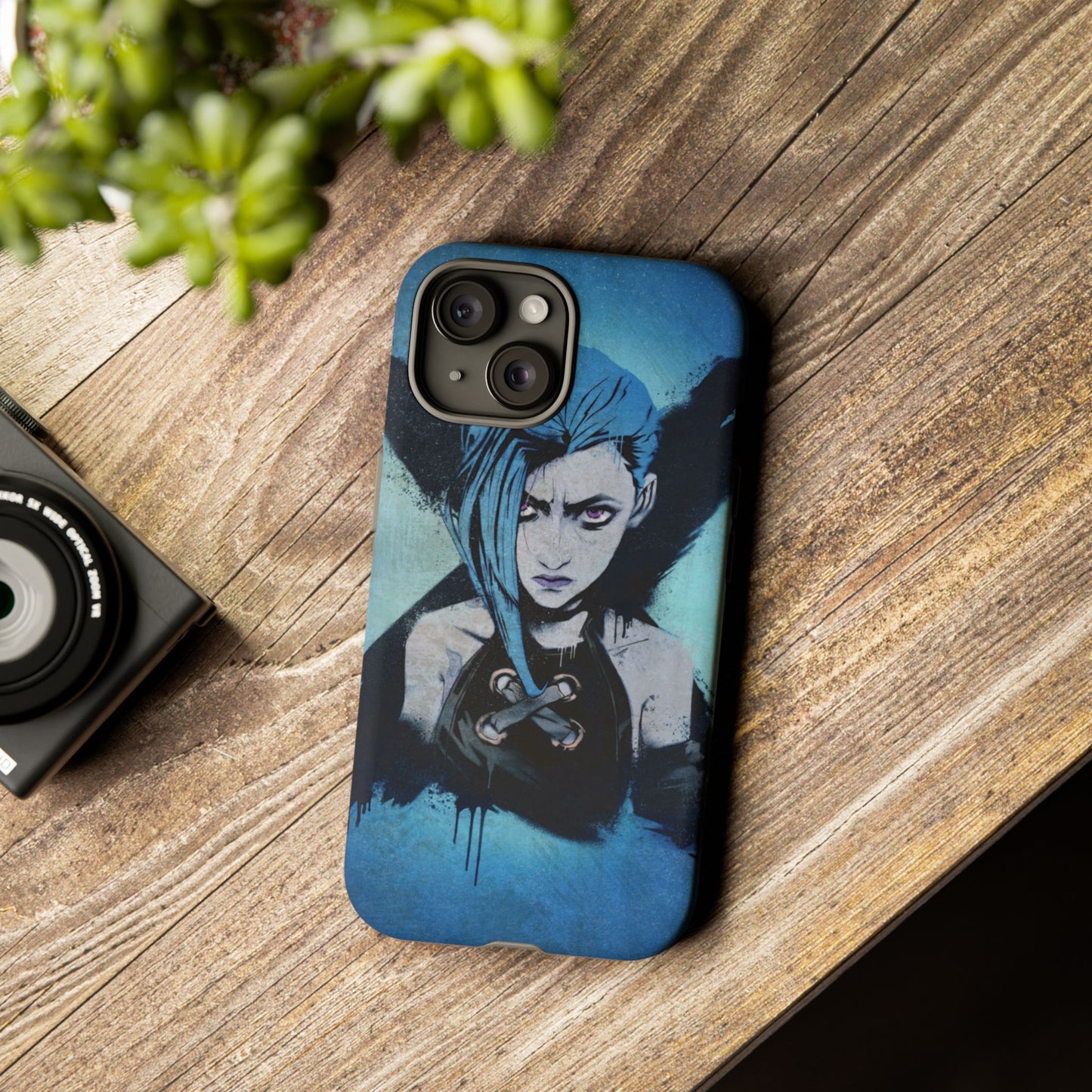 Paint it Blue! - Jinx Safety Design Phone Case from Arcane