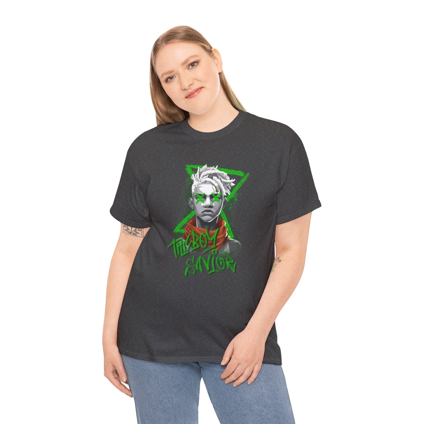 The boy savior Ekko from Arcane - Unisex Heavy Cotton Tee