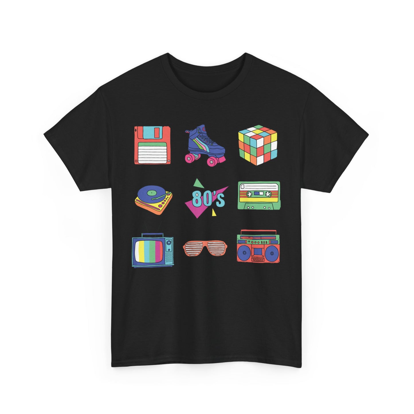 Retro Games Collection 80's fun  - Unisex Heavy Cotton Tee