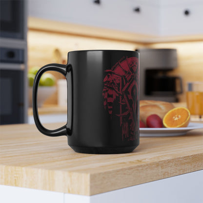 Blood elf Crest Horde WoW - Black Mug (15oz)