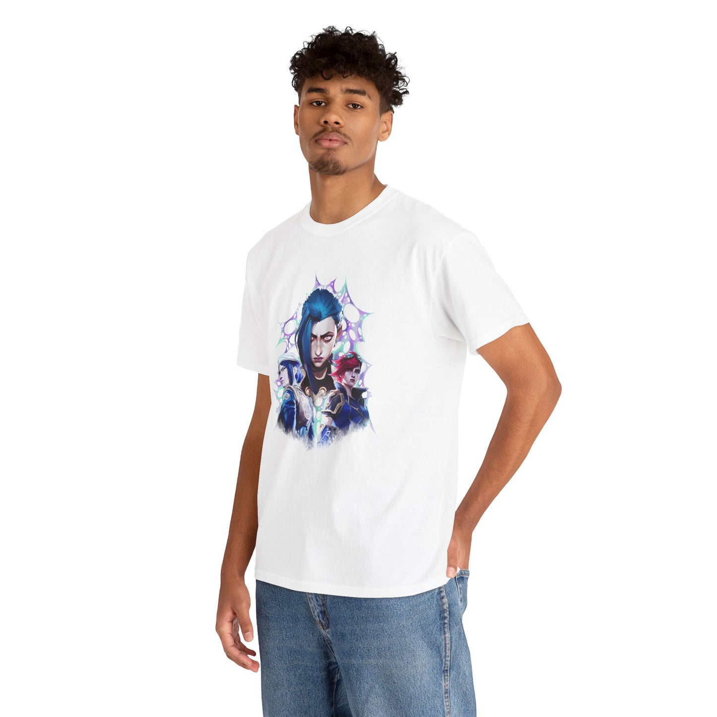 Arcane Enforcers vs. Jinx - Unisex Heavy Cotton Tee