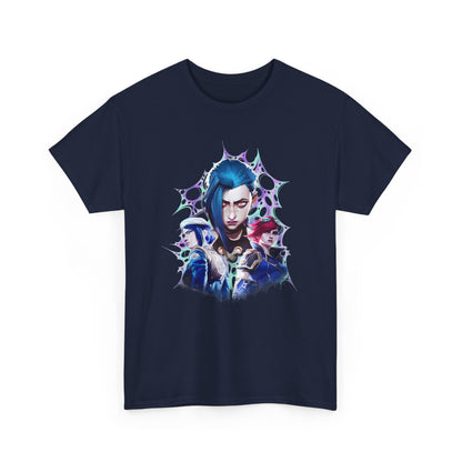 Arcane Enforcers vs. Jinx - Unisex Heavy Cotton Tee