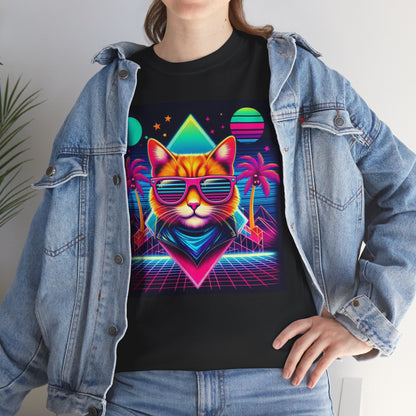 Neo Cat shirt collection - Unisex Heavy Cotton Tee