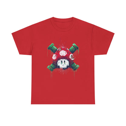 Retro Games Collection Deadly Mushroom  - Unisex Heavy Cotton Tee