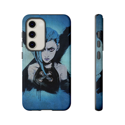 Paint it Blue! - Jinx Safety Design Phone Case from Arcane