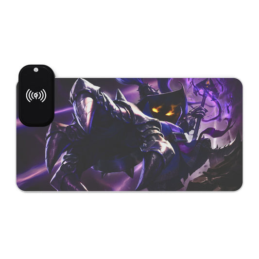 Veigar from League of Legends- LED Gaming Mouse Pad with Wireless Charging