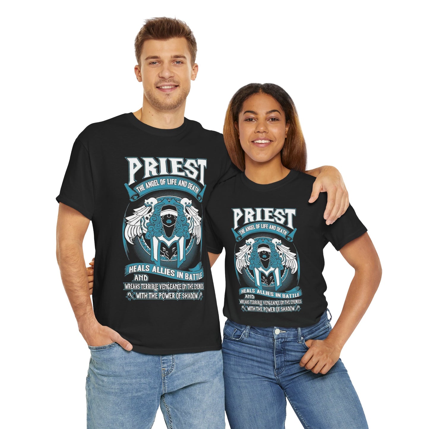 Priest Class from World of Warcraft - Unisex Heavy Cotton Tee