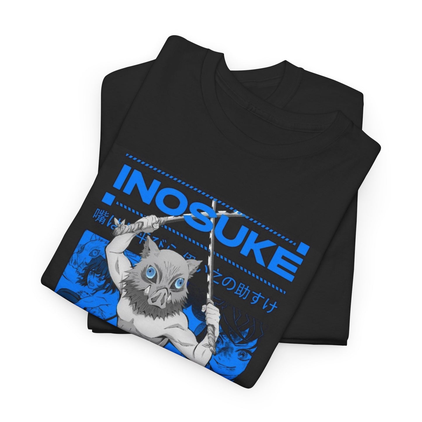 Inosuke from Damon Slayer / Kimetsu no Yaiba - Unisex Heavy Cotton Tee