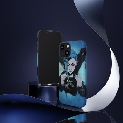 Paint it Blue! - Jinx Safety Design Phone Case from Arcane