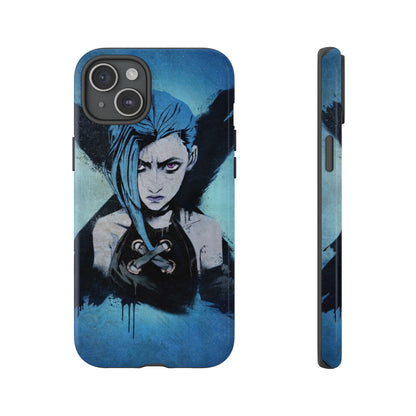 Paint it Blue! - Jinx Safety Design Phone Case from Arcane