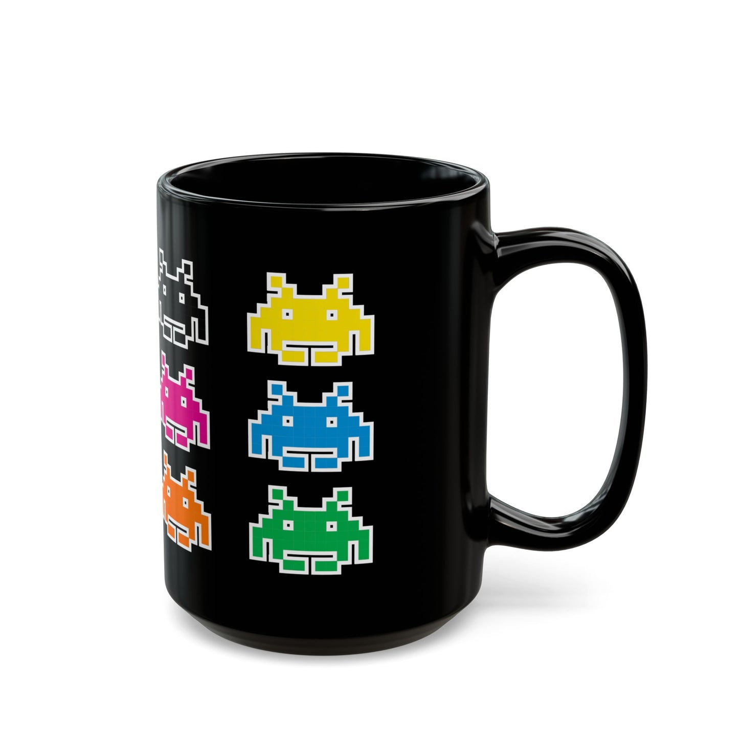 Retro Games Collection Space Invaders - Black Mug (11oz, 15oz)