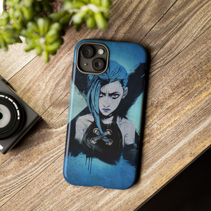 Paint it Blue! - Jinx Safety Design Phone Case from Arcane