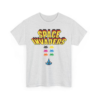 Retro Games Collection Space Invaders  - Unisex Heavy Cotton Tee