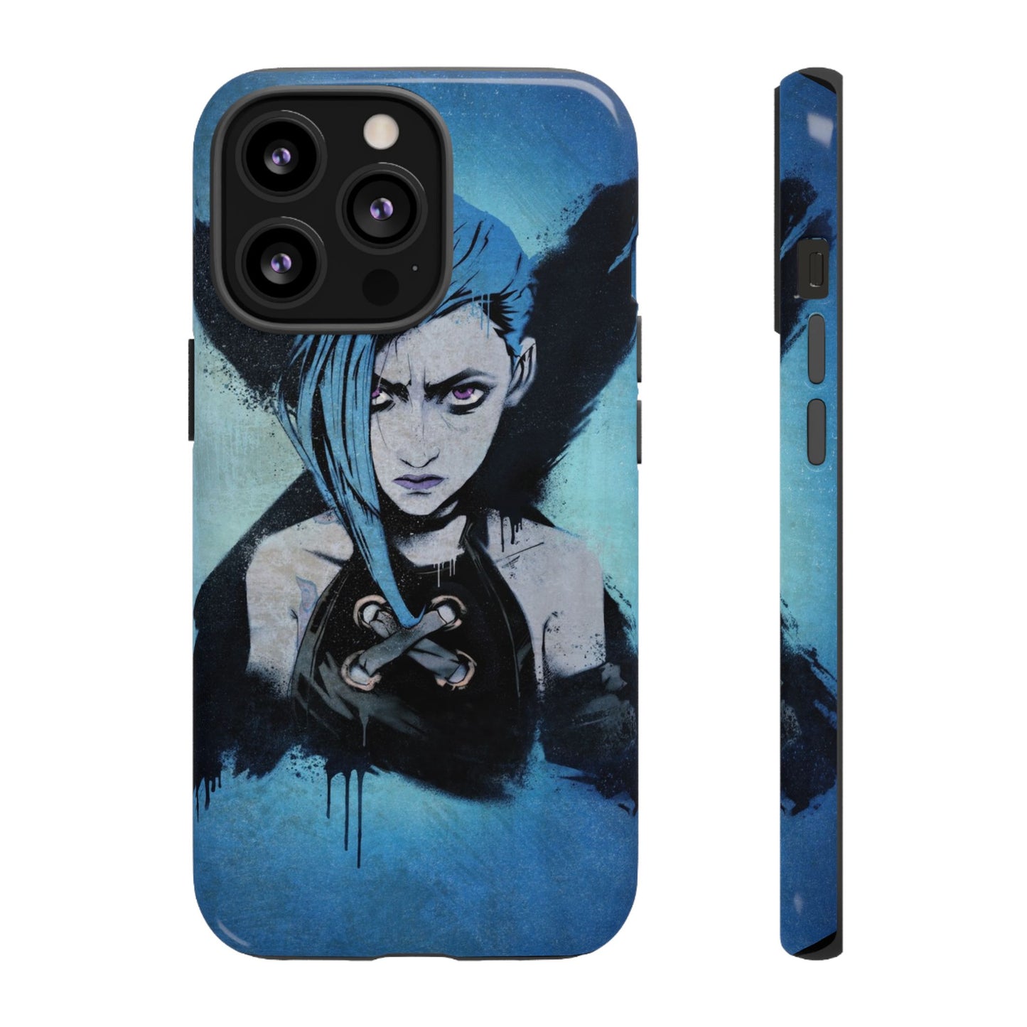 Paint it Blue! - Jinx Safety Design Phone Case from Arcane