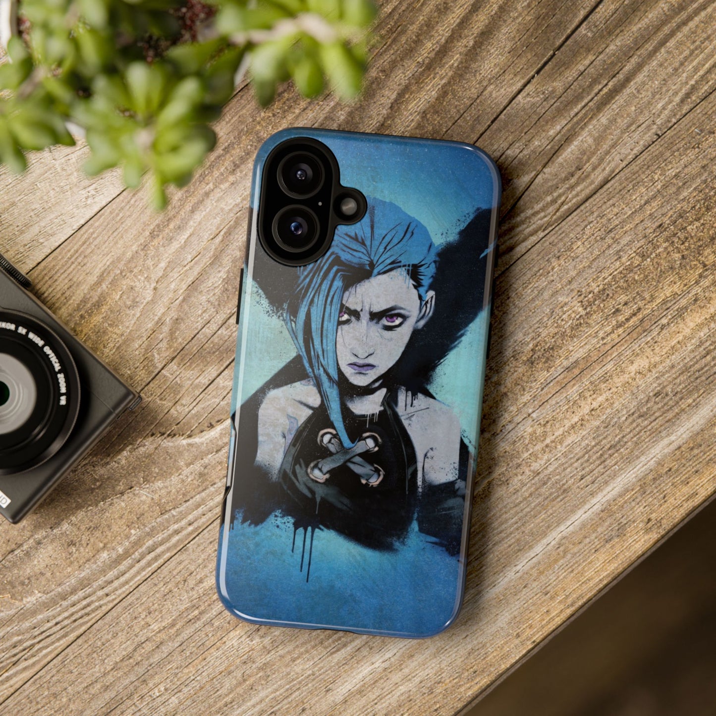 Paint it Blue! - Jinx Safety Design Phone Case from Arcane