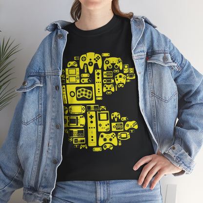 Retro Games Collection PacMan - Unisex Heavy Cotton Tee