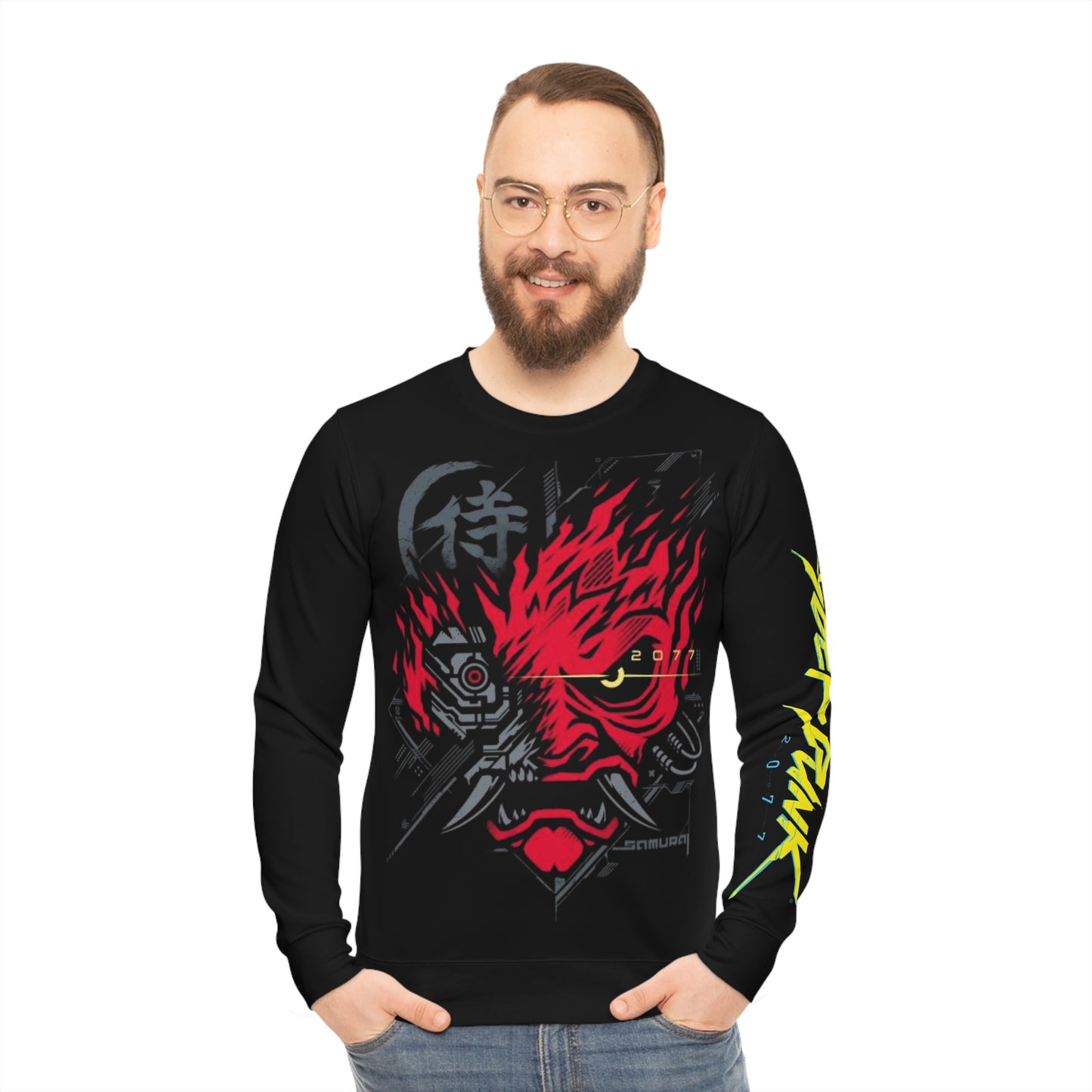 Cyberpunk Samurai - Lightweight Sweatshirt