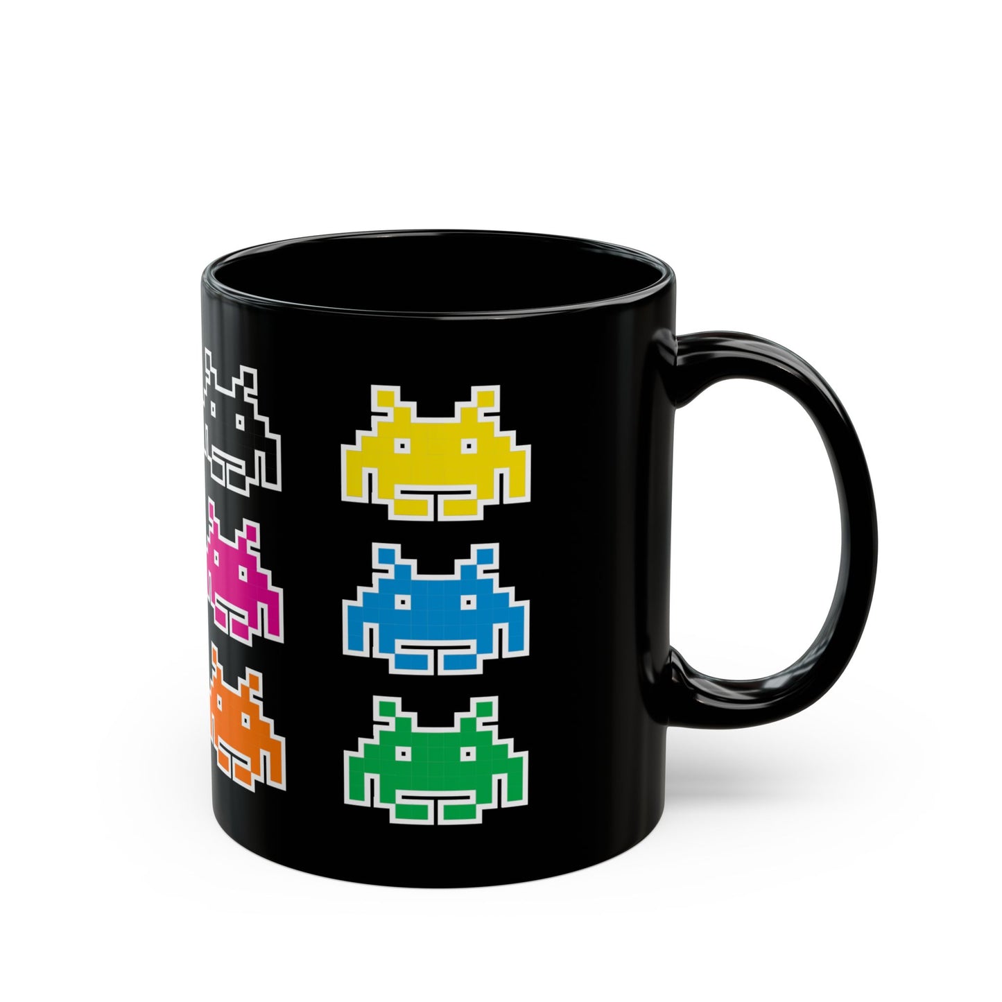 Retro Games Collection Space Invaders - Black Mug (11oz, 15oz)