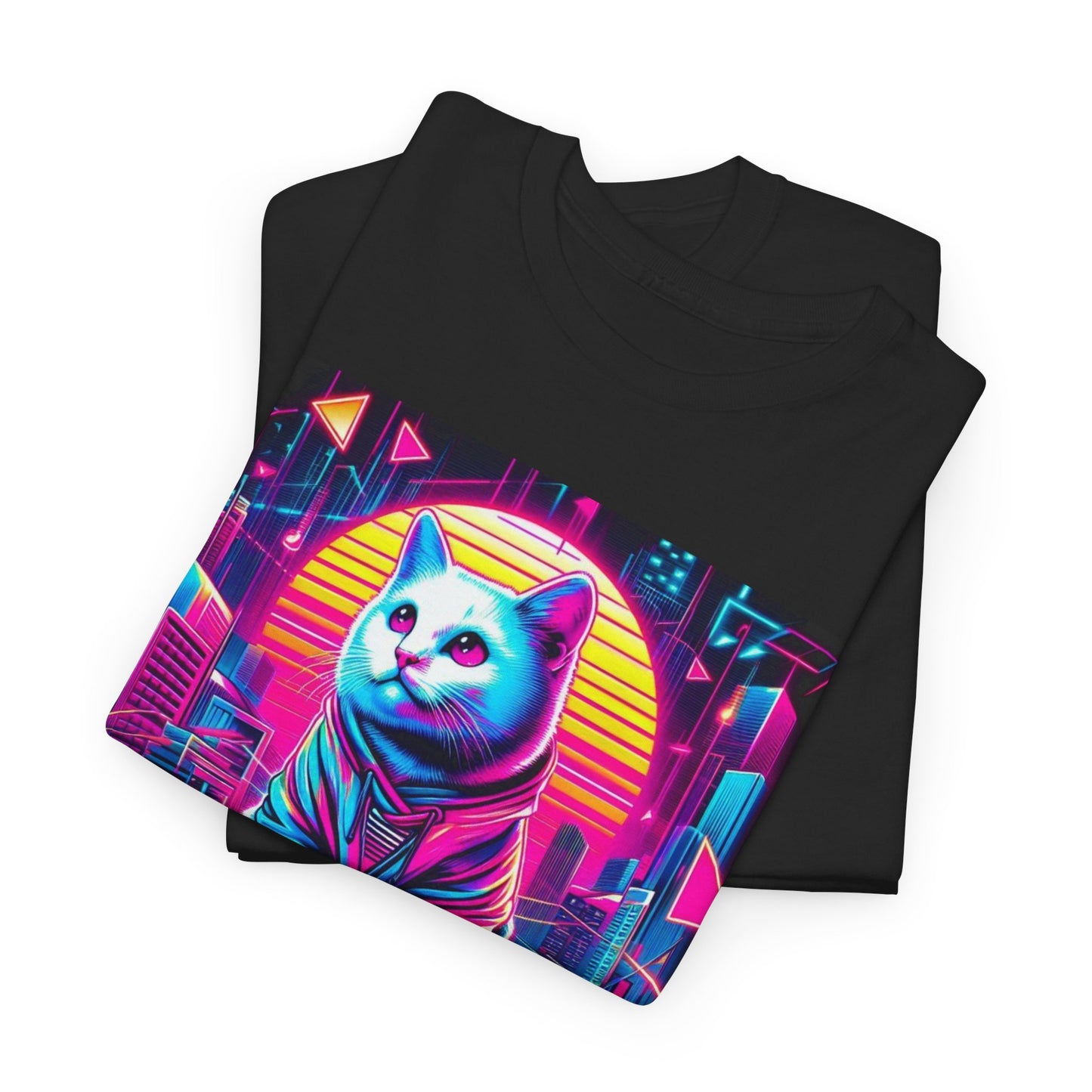 Neo Cat shirt collection - Unisex Heavy Cotton Tee