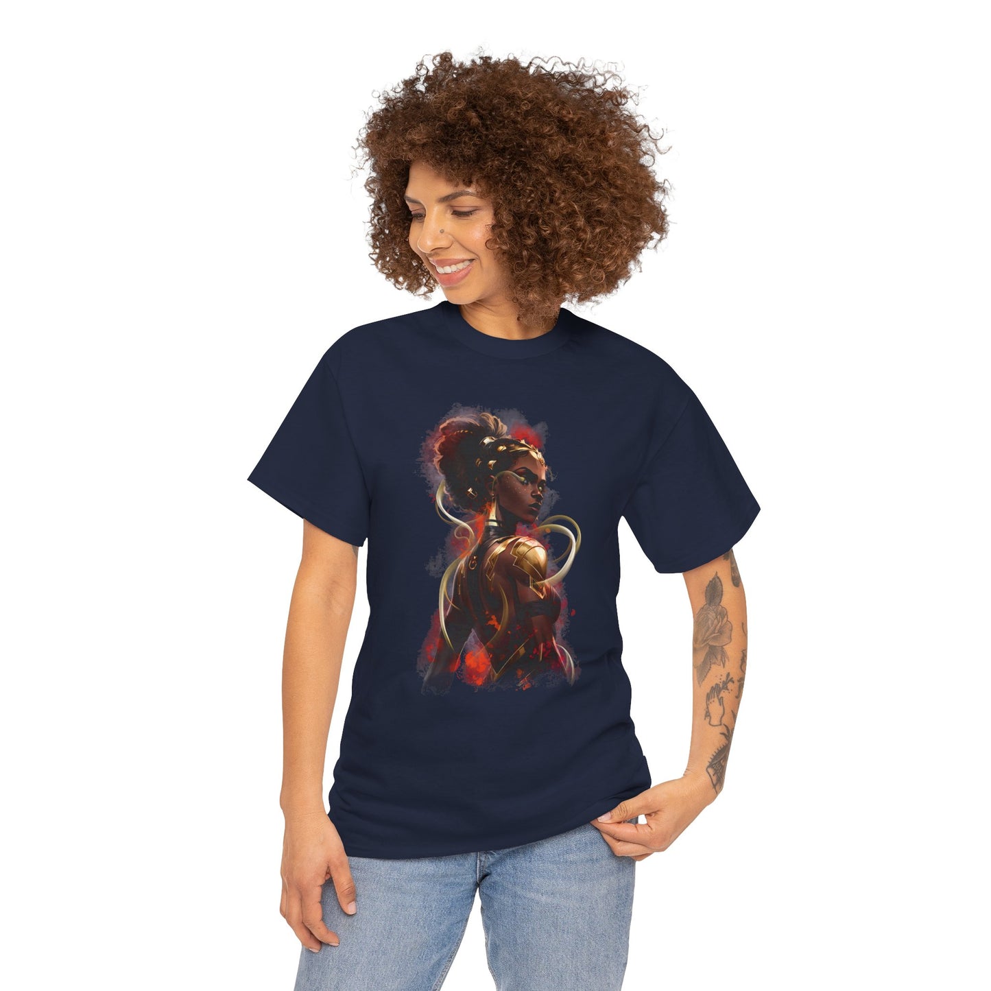 Black Rose Mel Medarda from Arcane - Unisex Heavy Cotton Tee