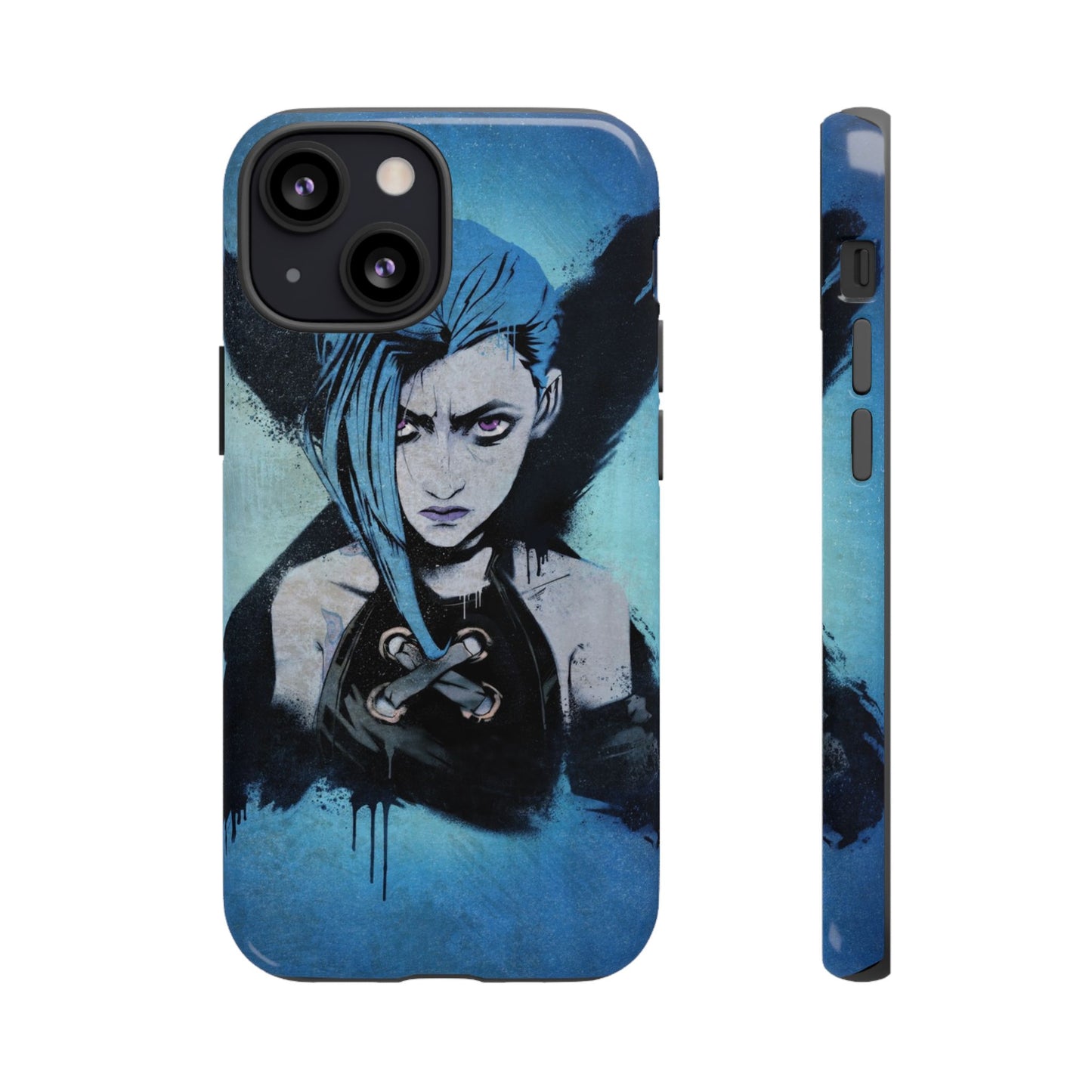 Paint it Blue! - Jinx Safety Design Phone Case from Arcane