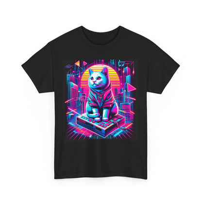 Neo Cat shirt collection - Unisex Heavy Cotton Tee