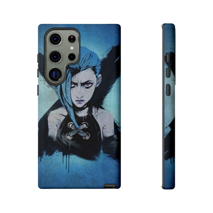 Paint it Blue! - Jinx Safety Design Phone Case from Arcane